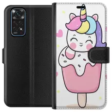 Gustaf - Pl&aring;nboksfodral till Xiaomi Redmi Note 11 med Glad enh&ouml;rning