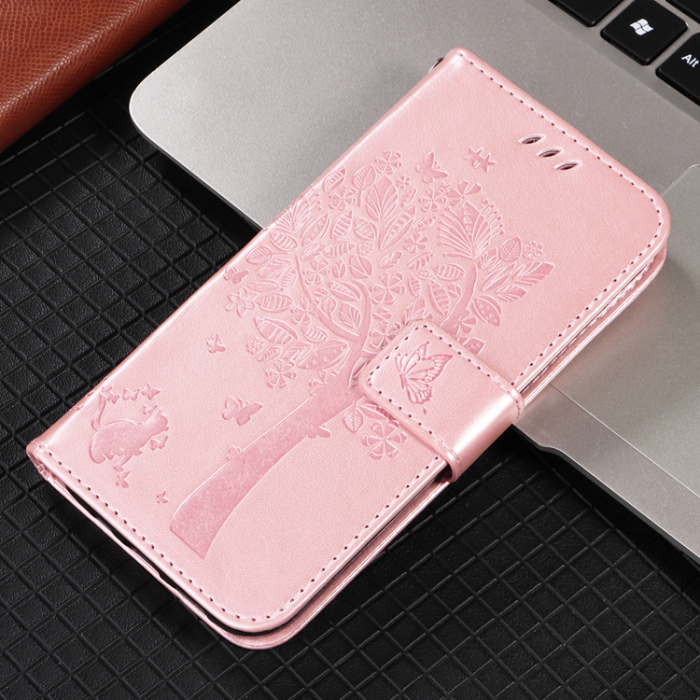 A-One Brand - OnePlus 15 5G Plånboksfodral Cat Tree Pattern Konstläder