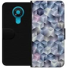 Gustaf - Pl&aring;nboksfodral till Nokia 3.4 med Cyklon