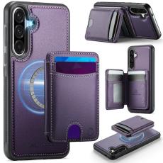 OEM - JEEHOOD Samsung Galaxy A36 5G Mobilskal KonstL&auml;der - Lila