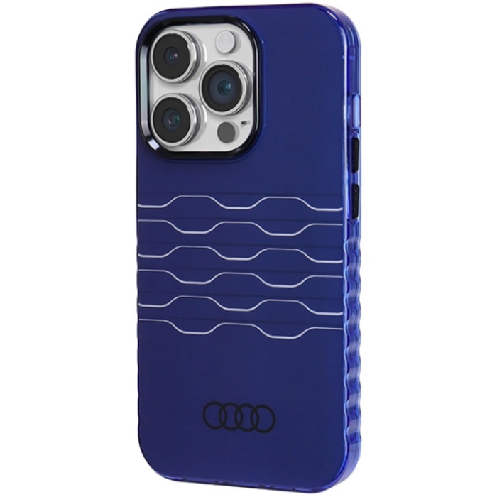 Audi - Audi iPhone 14 Pro Mobilskal Magsafe IML - Blå