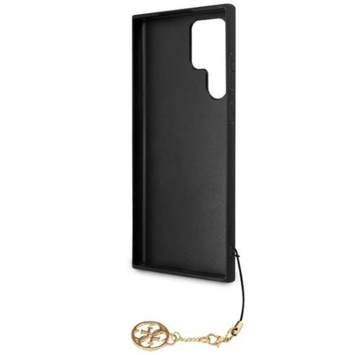 UTGATT1 - Guess Galaxy S23 Ultra Skal 4G Charms Collection - Grå