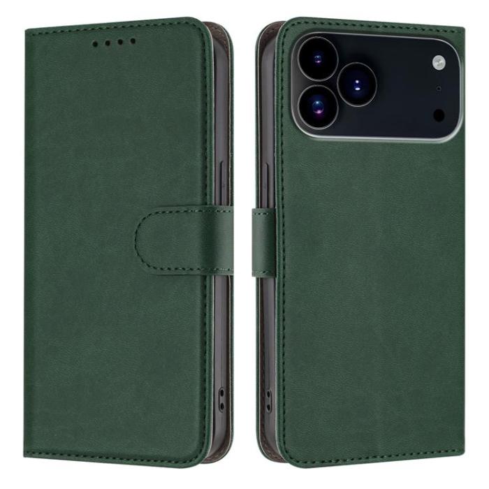 A-One Brand - iPhone 17 Pro Max Plånboksfodral Solid Color - Svartgrön