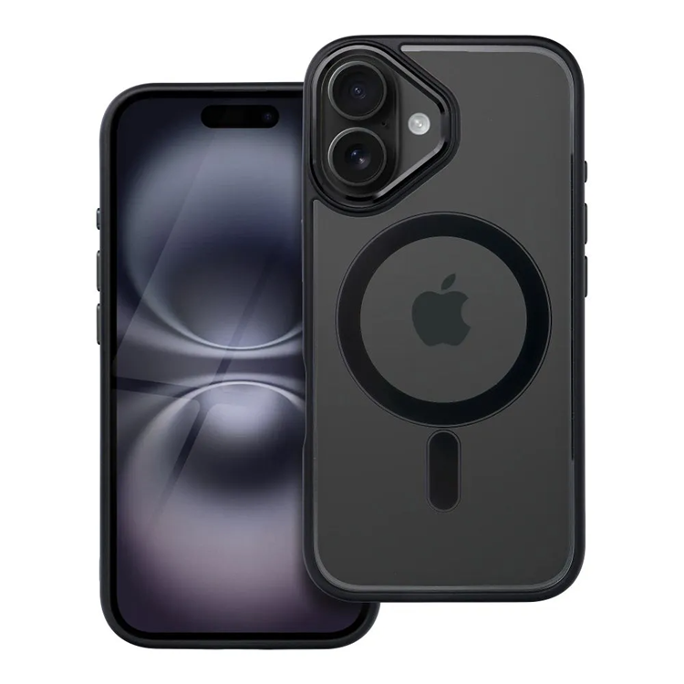 Mobilskal till iPhone 16 Magsafe Color Edge - Svart | 2353 | AlltMobil