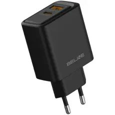 Beline - Beline Snabbladdare 45W 1xUSB-C 1xUSB-A - Svart