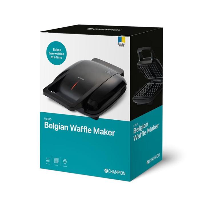 Champion - CHAMPION Belgiskt Våffeljärn Dubbelt