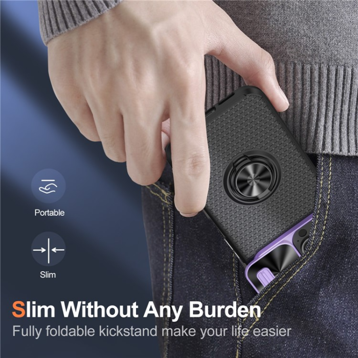 OEM - iPhone 11 Mobilskal Ringhållare Kickstand - Lila