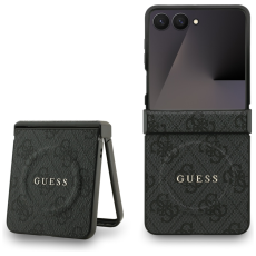 Guess - Guess Mobilskal F&ouml;r Galaxy Z Flip 7 MagSafe 4G Classic - Svart