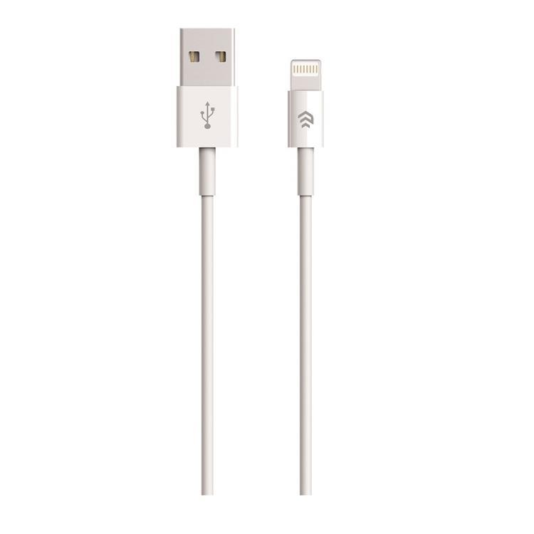 Devia USB Till Lightning Kabel 2m 2.1A Smart EC080 - Vit | 3541 | AlltMobil
