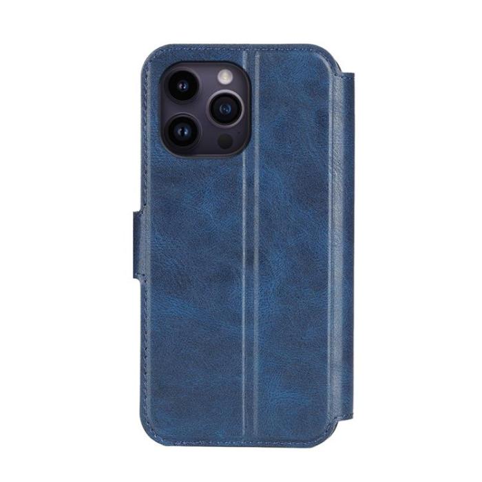 Boom of Sweden - BOOM iPhone 14 Pro Max Plånboksfodral Calfskin - Blå