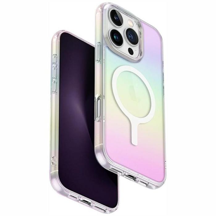 UNIQ - UNIQ iPhone 16 Pro Mobilskal MagSafe Iridescia - Holografiska