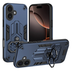 A-One Brand - iPhone 17 Mobilskal Ringhållare Kickstand Shockproof - Blå