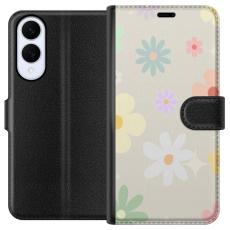 iSecrets - Pl&aring;nboksfodral till Samsung Galaxy S25 Edge med fejdande blommor