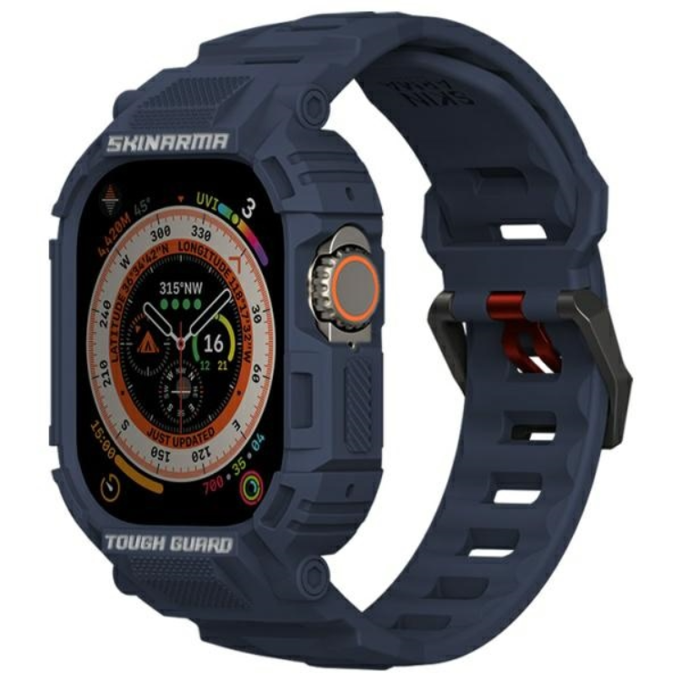 Skinarma Apple Watch (49mm) Armband Mecha - Marinblå | 2353 | AlltMobil