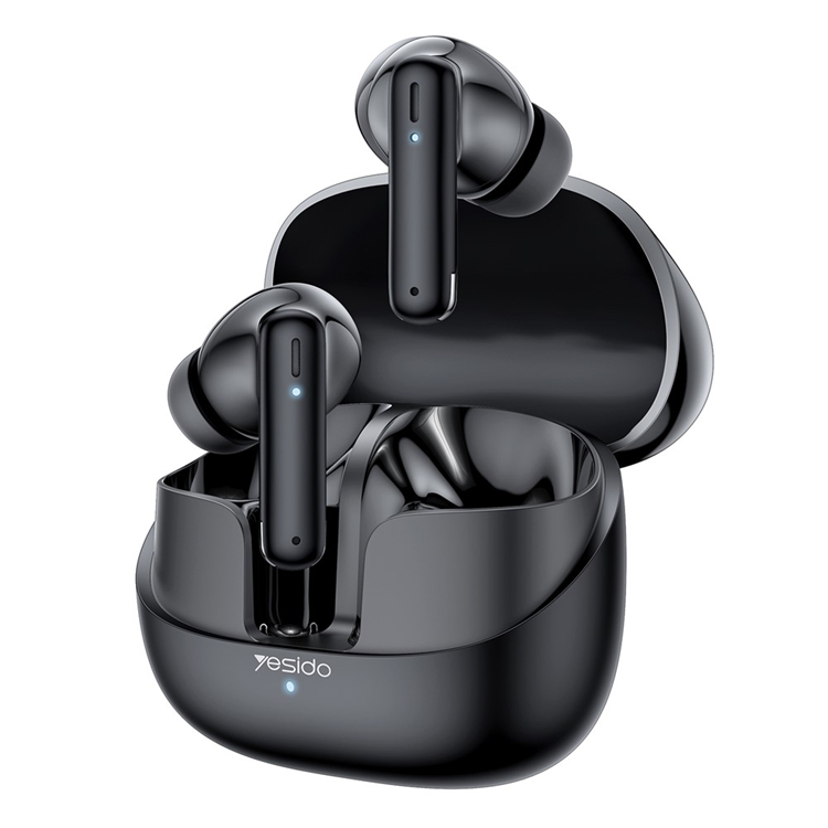 YESIDO TWS Trådlösa Bluetooth 5.3 Hörlurar In-ear TWS26 - Svart | 5566 | AlltMobil
