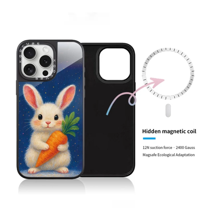 A-One Brand - iPhone 14 Pro Mobilskal MagSafe Aluminium Silikon