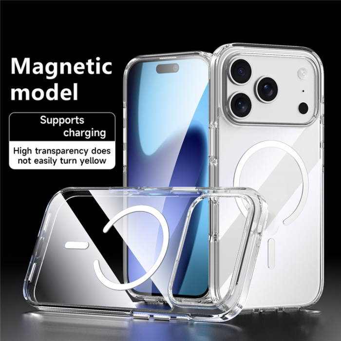SULADA - SULADA iPhone 17 Pro Max MagSafe TPU+PC Crystal - Clear