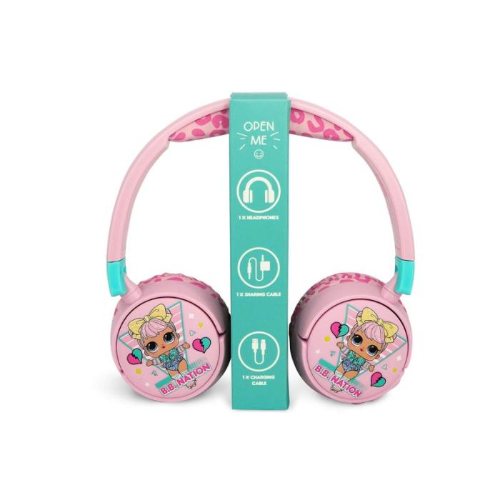 LOL - LOL Hörlur On-Ear Junior Trådlös 85dB/95dB