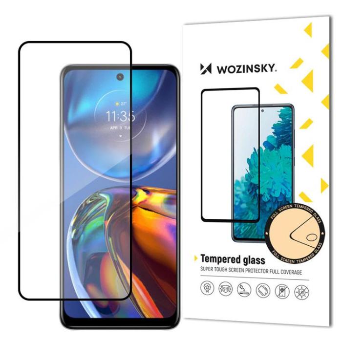 UTGATT1 - Wozinsky Motorola Moto E32 Härdat glas Super Tough - Svart