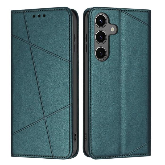 OEM - Plånboksfodral för Samsung Galaxy S26 Konstläder Ställ - Grön