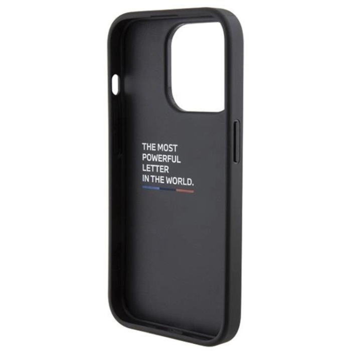 BMW - BMW iPhone 15 Pro Max Mobilskal Grip Stand Smooth & Perforated