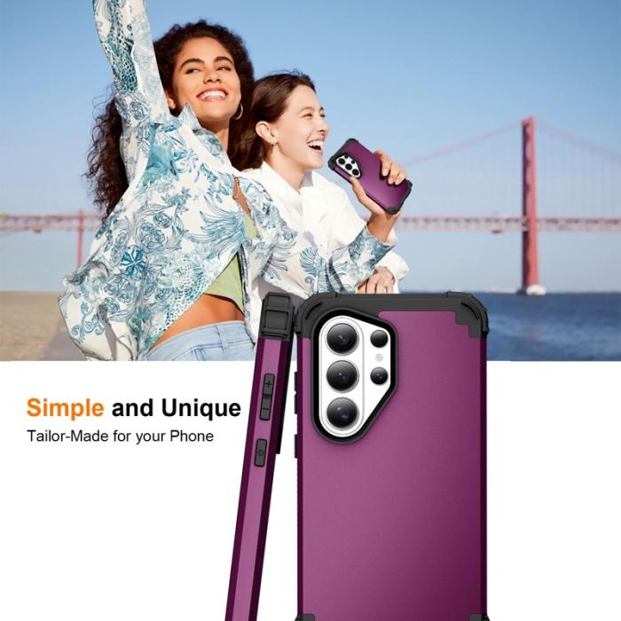 OEM - Mobilskal för Samsung Galaxy S26 Ultra Stöttålig PC + TPU - Lila