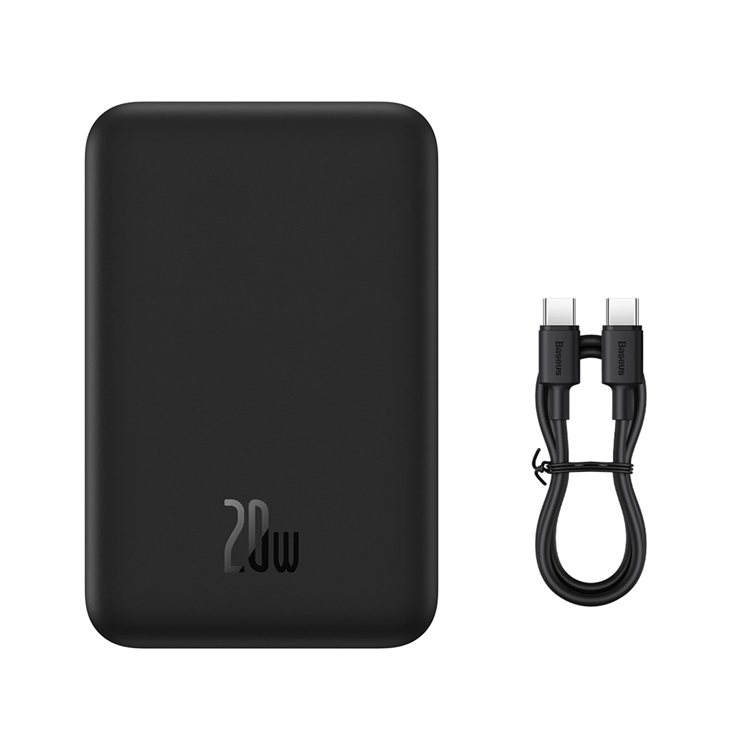 Baseus Powerbank 20000mAh 20W Magnetic Mini - Svart | 505295 | AlltMobil
