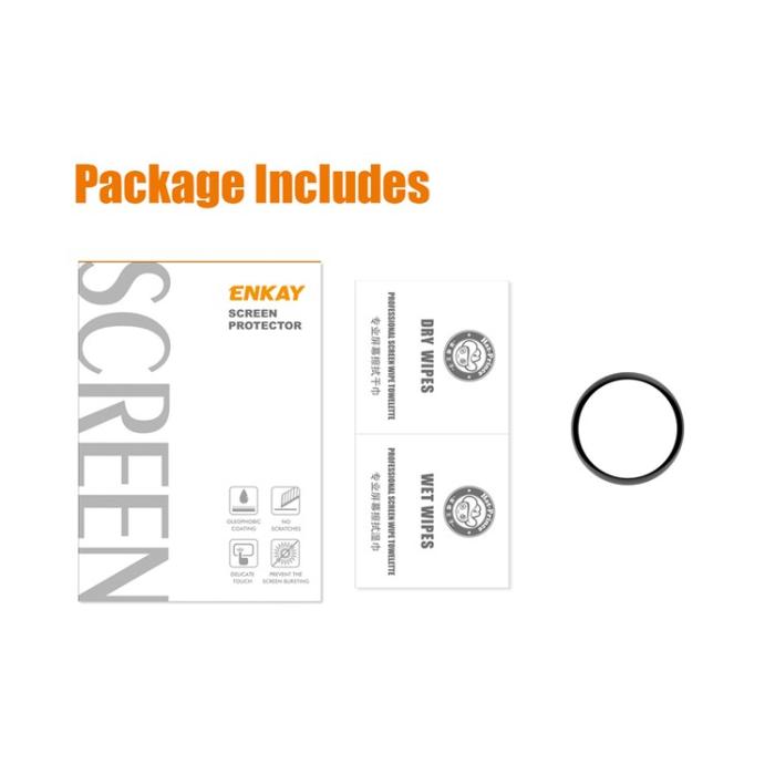 HAT PRINCE - [1-PACK] ENKAY Galaxy Watch 5 (40mm) Härdat Glas Skärmskydd 3D Curved