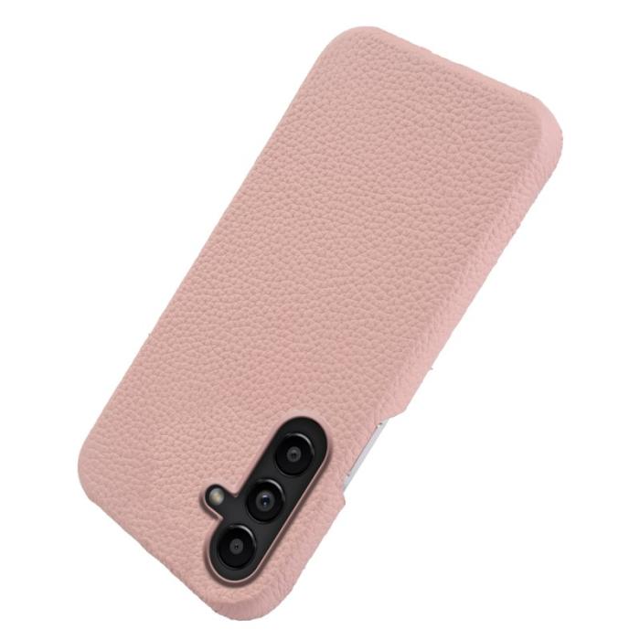 OEM - Mobilskal för Samsung Galaxy S26 Plus Magnetiskt Äkta läder + PC - Rosa