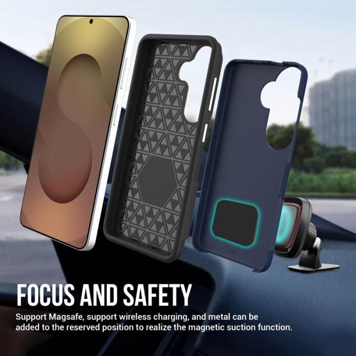OEM - Mobilskal för Samsung Galaxy S26 TPU + PC Anti-Drop - Mörkblå