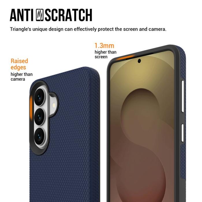 OEM - Mobilskal för Samsung Galaxy S26 TPU + PC Anti-Drop - Mörkblå