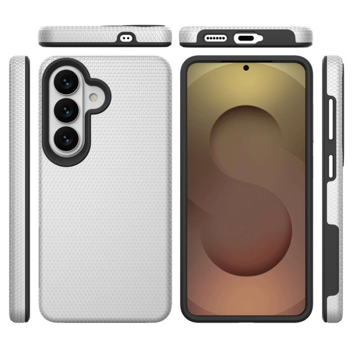 OEM - Mobilskal för Samsung Galaxy S26 TPU + PC Anti-Drop - Silver
