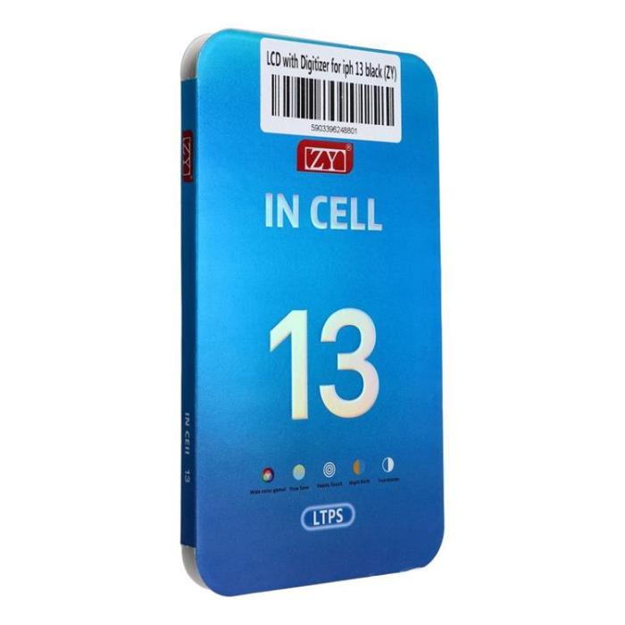 OEM - iPhone 13 Visa Pekskärm ZY LTPS IC Överförbar - Svart