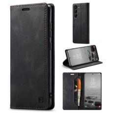 AUTSPACE - AUTSPACE A01 Samsung Galaxy S23 Fodral KonstL&auml;der - Svart