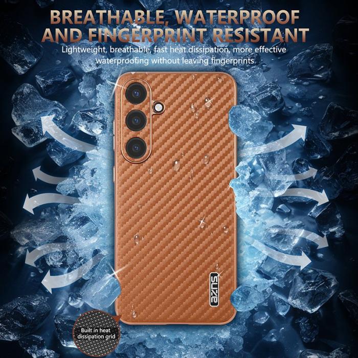 AZNS - AZNS Samsung Galaxy S25+ Fodral Electroplating PU+TPU - Svart