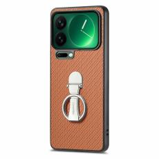 CASENEO - CASENEO C1-19 f&ouml;r Xiaomi 17 Pro Max Fodral - KonstL&auml;der - Brun