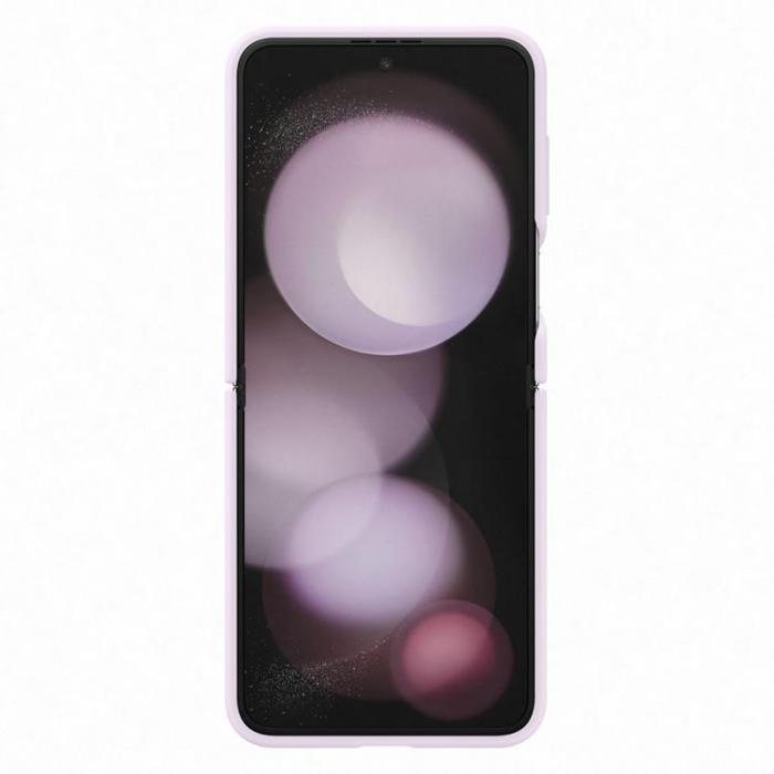 Samsung - Samsung Galaxy Z Flip 5 Mobilskal Silikon med Hållare - Lila