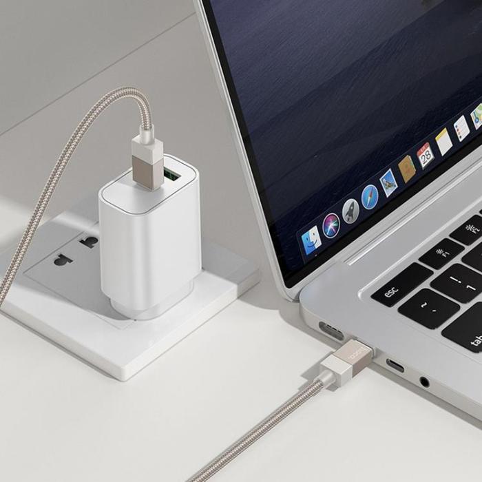 Hoco - Hoco USB-C - USB-C 60W 3A Kabel 1m X110 - Svart