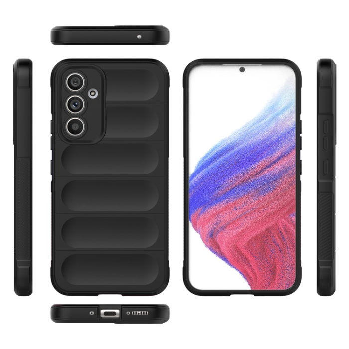 OEM - Galaxy A34 5G Mobilskal Rugged Flexible TPU - Svart