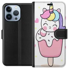 Gustaf - Pl&aring;nboksfodral till Apple iPhone 13 Pro med Glad enh&ouml;rning