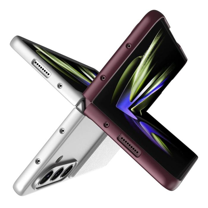 GKK - GKK Samsung Galaxy Z Fold5 Fodral Card Holder - Äkta läder - Svart