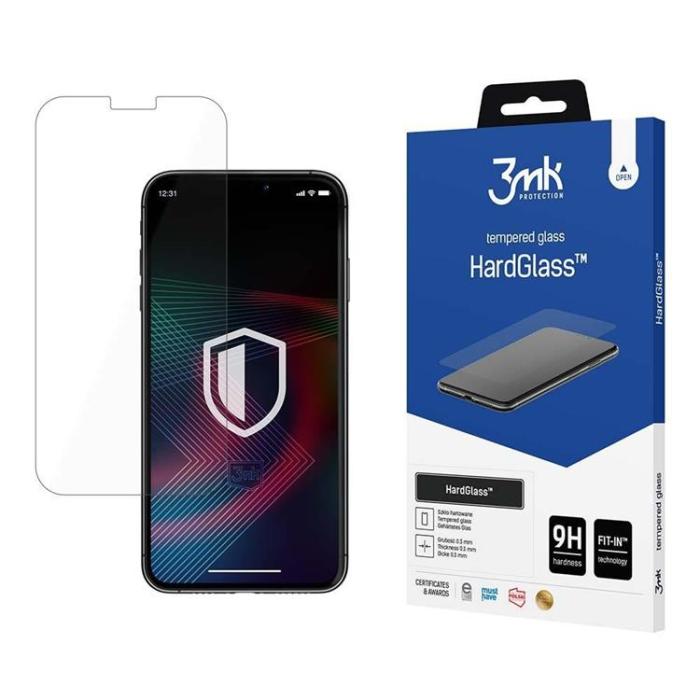 3MK - 3MK iPhone 14 Pro Härdat Glas Skärmskydd - Clear