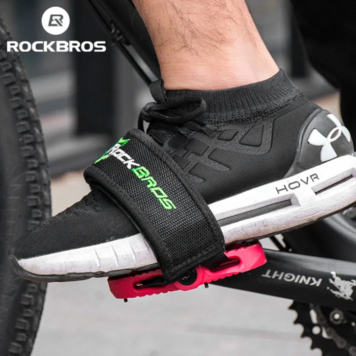 Rockbros - Rockbros cykelpedalremmar - Svart