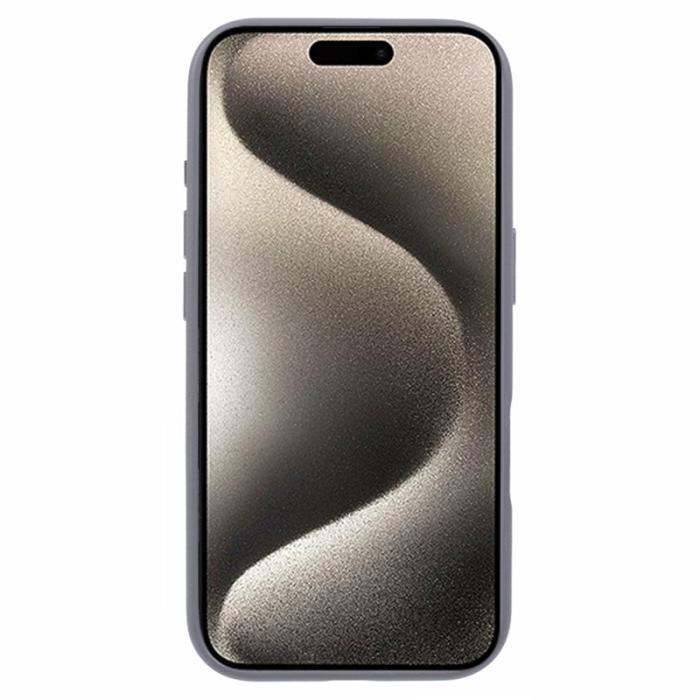 X-Level - X-LEVEL Mobilskal till iPhone 16 Pro PU Läder + PC Stöttåligt - Grå