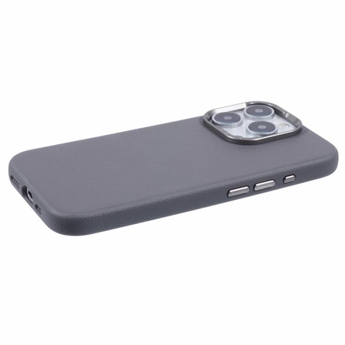 X-Level - X-LEVEL Mobilskal till iPhone 16 Pro PU Läder + PC Stöttåligt - Grå