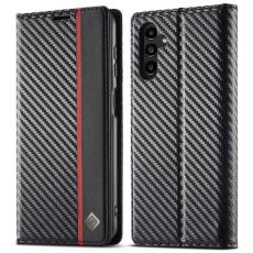 LC.imeeke - LC.IMEEKE Samsung Galaxy A36 5G Pl&aring;nboksfodral Konstl&auml;der - Vit