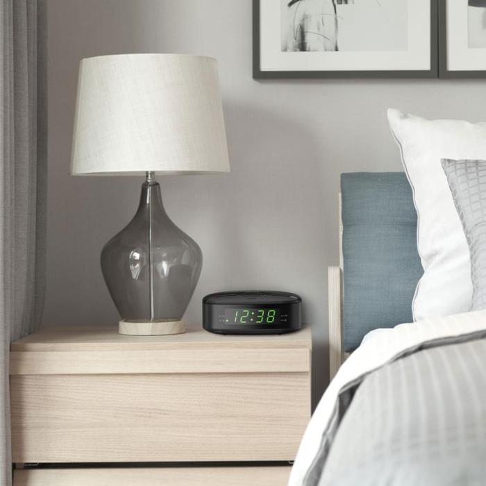 Philips - PHILIPS Digital FM-klockradio Tio snabbval Två alarm