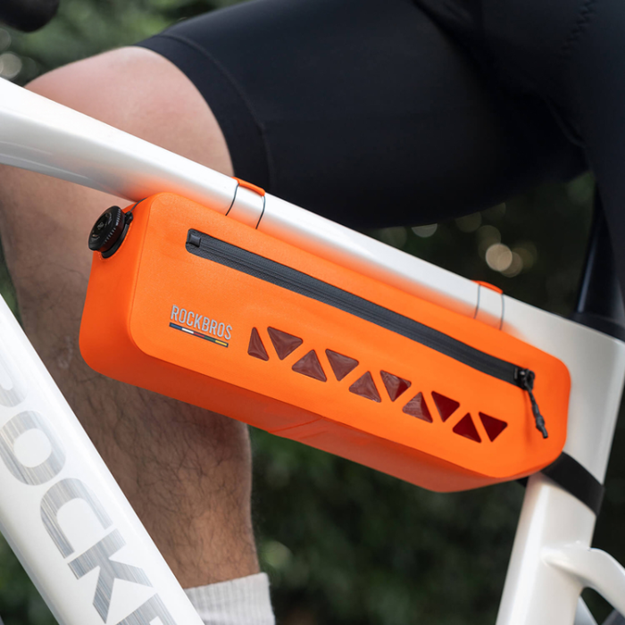 Rockbros - Rockbros Vattentät Cykelramväska 1.7L - Orange
