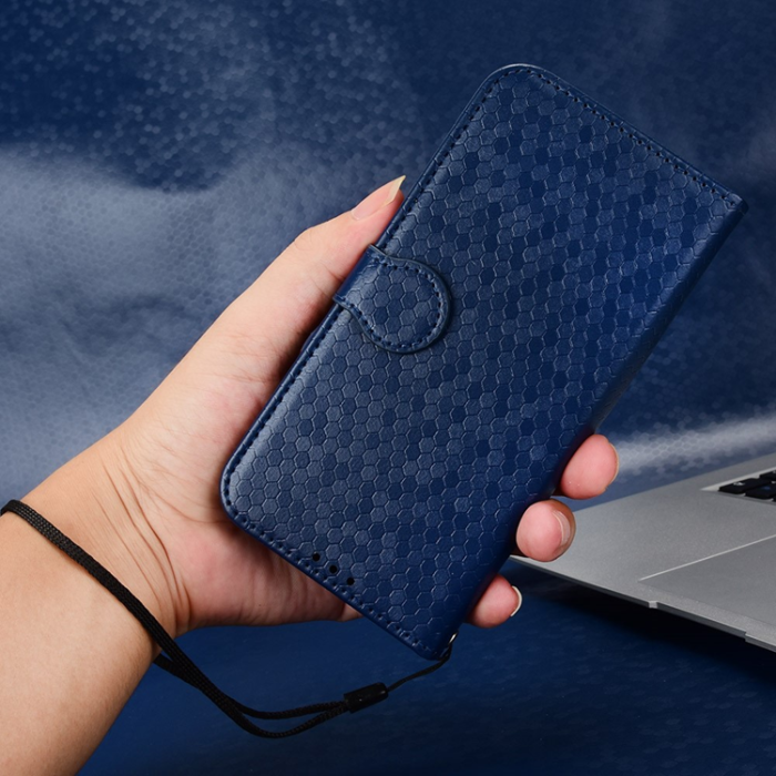 A-One Brand - OnePlus Nord 5 Plånboksfodral Dot Pattern Imprint - Mörkblå