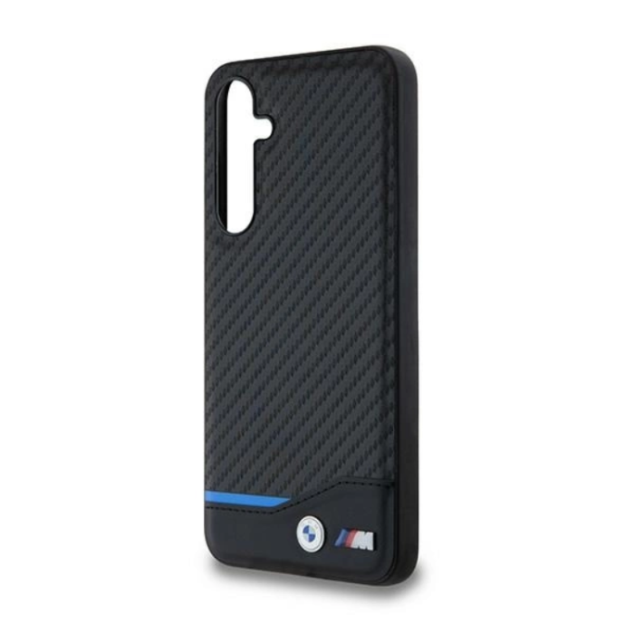 BMW - BMW Galaxy A55 Mobilskal Läder Carbon - Svart